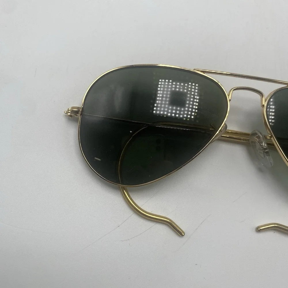 Coach Sunglasses Women FRAME ONLY Aviator Gold Brown 512